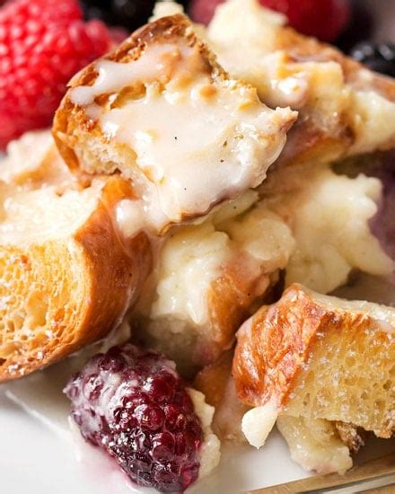 Sweet Croissant Breakfast Casserole Make Ahead The Chunky Chef