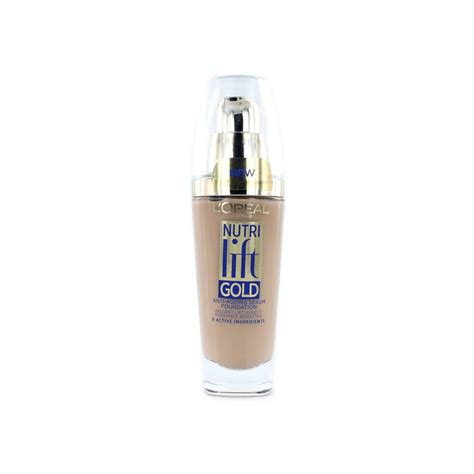 L Oréal Nutri Lift Gold Anti Ageing Serum Foundation 250 Sand