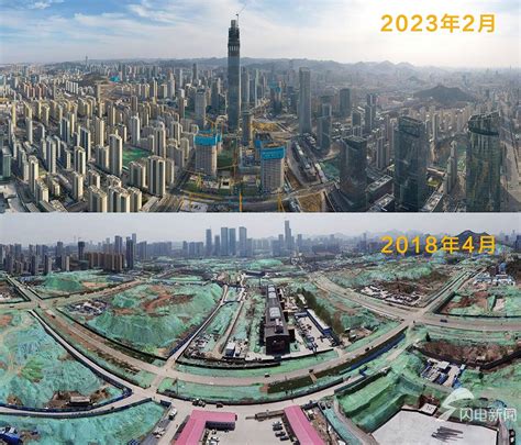 九组对比图，带你多角度“瞰见”济南cbd六年建设历程济南市绿地山东省新浪新闻