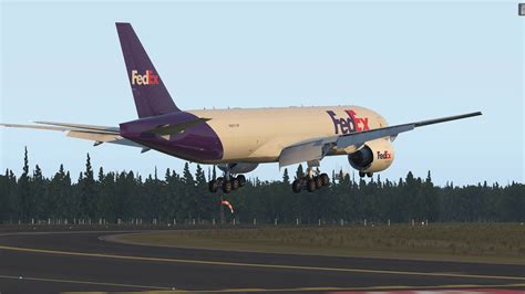 X Plane B L Fdx Landing Eddk Youtube