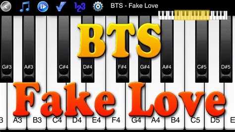 Bts Fake Love How To Play Piano Melody Youtube