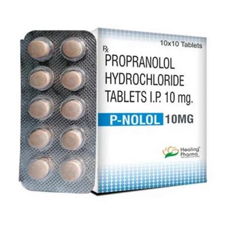 P Nolol Propranolol 10mg At Rs 25 68 Stripe Pharmaceutical Medicine