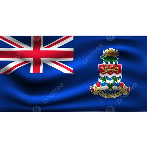 Island D Transparent Png Cayman Islands Flag Waving D Illustration