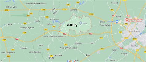 Où se trouve Attilly Où se situe Attilly 02490 Où se trouve