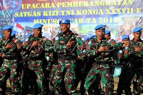 Pemberangkatan Pasukan Pbb Ke Afrika Tengah Antara Foto