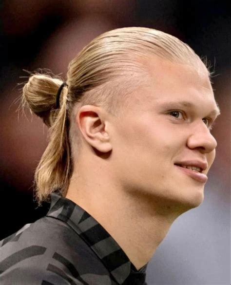 Erling Haaland Beard Styles For Men Mens Ponytail Hairstyles Hair