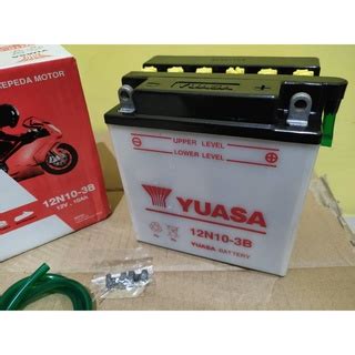 Jual AKI MOTOR THUNDER 125 LAMA 12N10 3B YUASA ORIGINAL AIR ZUUR