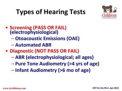 PPT Pediatric Hearing Loss And Testing Techniques PowerPoint