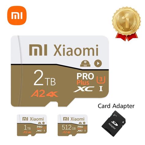 Xiaomi orijinal 1TB Flash bellek SD kart A2 2TB SD hafıza kartı kart