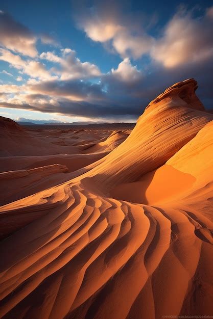 Premium Ai Image Beautiful Desert Landscape Ai Generative