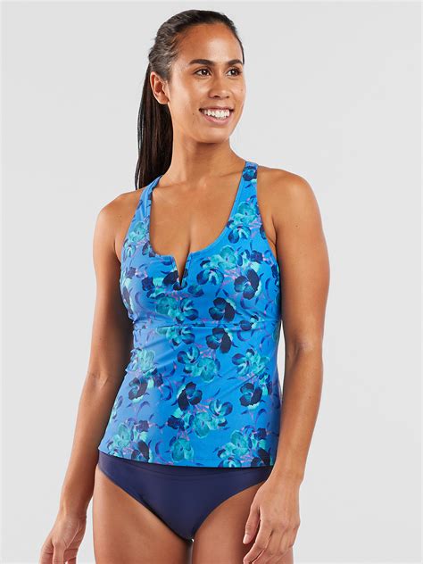 Underwire Tankini Top Aria Chili Blossom Title Nine