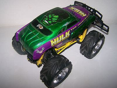 RARE Tyco RC The INCREDIBLE HULK Monster Truck NO REMOTE Marvel HTF ...