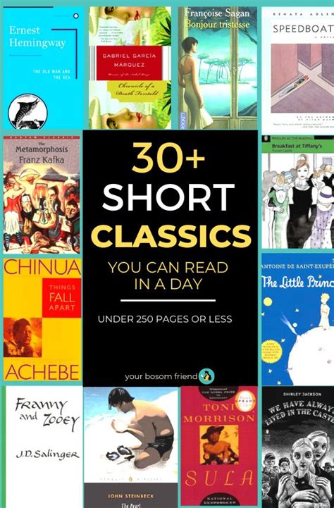 32 Addictive Short Classics Under 250 Pages | Inspirational books to read, Books to read ...