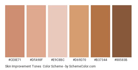 Skintone Color Palettes Procreate Colors For Skin Tone Colour Tone Skin Color Palette