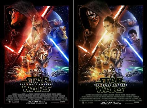 Star Wars The Force Awakens Poster Parodies Till Trailer Time Slashgear