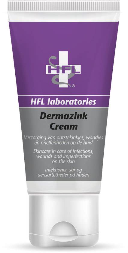 HFL Laboratories Dermazink Cream Huidverzorging 30ML Bol