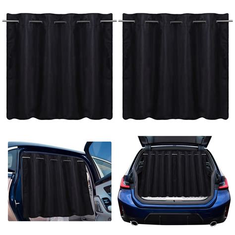 ZATOOTO Car Side Window Shades with Rods, Car Shades for Back Windows
