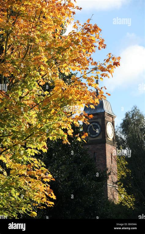 Walton Hall And Gardens Autumnal View The Of Walton Hall Gardens With