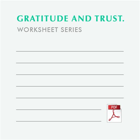 Gratitude In Recovery Worksheet Support Worksheet