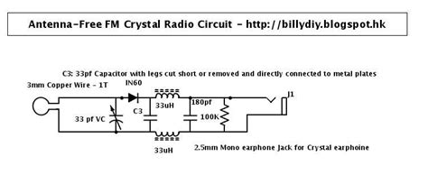 A Simple FM Crystal Radio Circuit