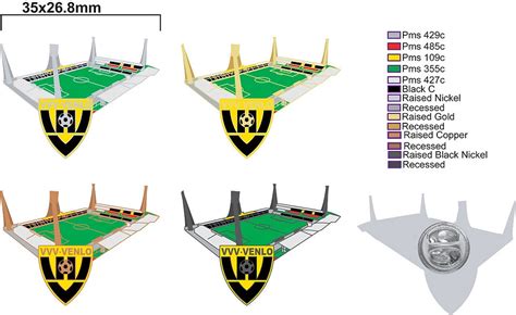 Vvv Venlo Covebo Stadion De Koel Football Pins Badges