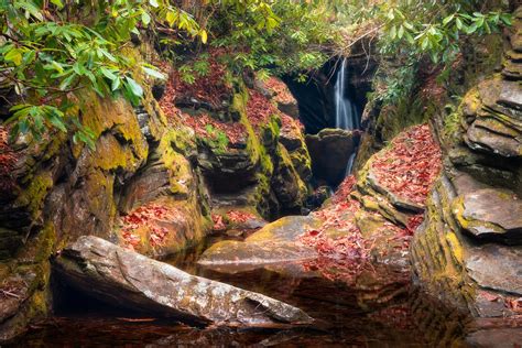 The Chute Super Small Lesser Known Waterfall In Linville Flickr