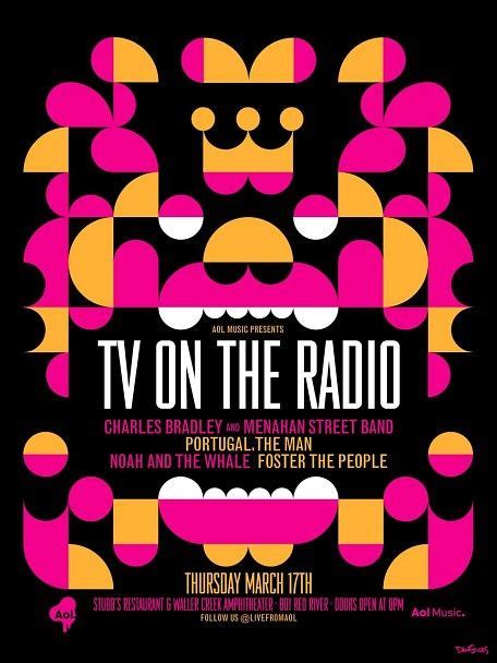 Tv On The Radio Gig Poster Gig Posters Music Posters Concert Posters Menahan Street Band