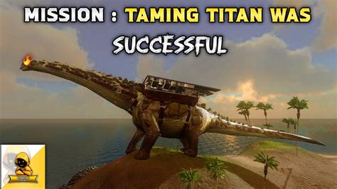 1k Special Titanosaur Taming Ark Mobile Solo Series In Hindi Youtube