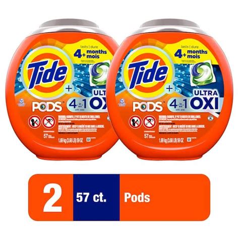 Tide In Ultra Oxi Laundry Detergent Pods Count Multi Pack