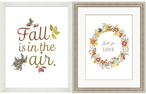 Pottery Barn Autumn Framed Art Knock Off Printables