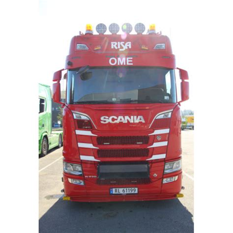 WSI 01 4357 Scania R NG Highline 8x4 Add On Dolly Axle Risa