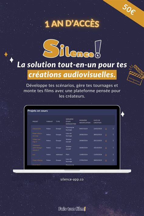 Avec Silence Ecris Et R Alise Tes Films Et Vid Os En Illimit An
