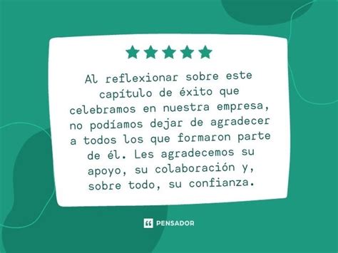 Palabras De Agradecimiento Por La Confianza