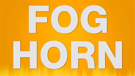 Fog Horn Sound Effect Nebelhorn Sounds Youtube