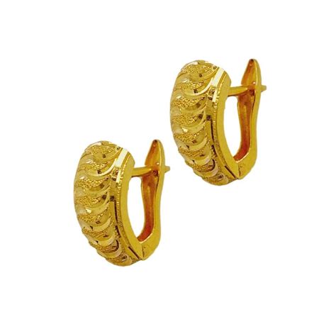 Chic 22K Gold Earrings