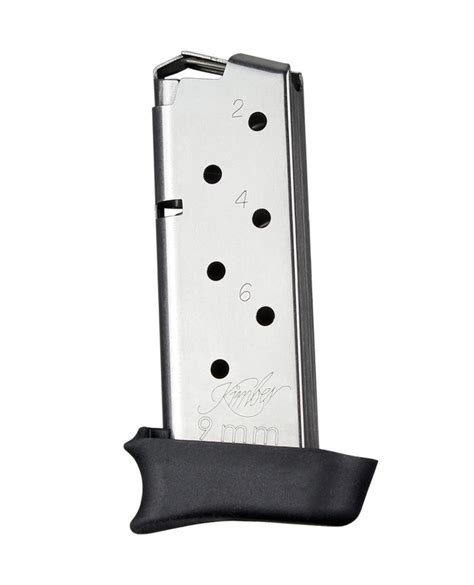 Kimber Micro 9: Rubber Magazine Extended Base Pad - Black