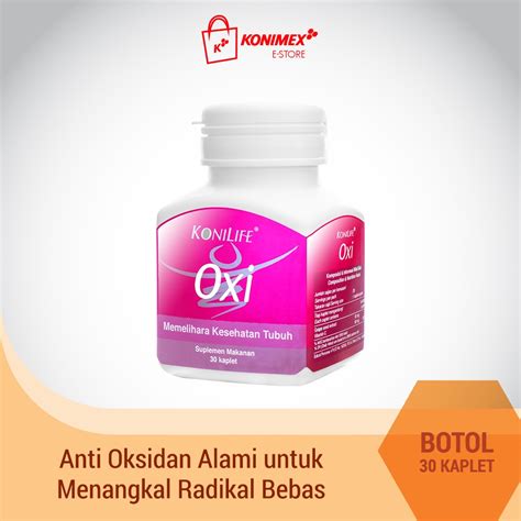 Jual Konilife Oxi Food Supplement Botol 30 Kaplet Anti Oksidan Alami