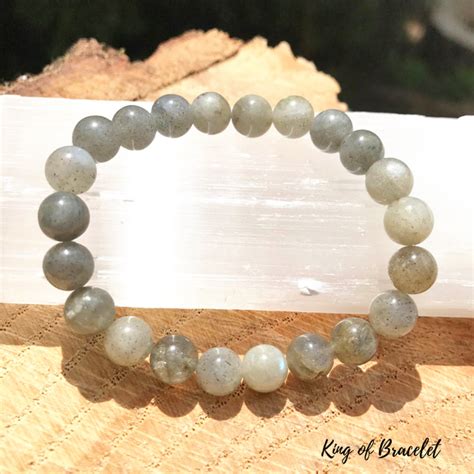 Bracelet En Labradorite King Of Bracelet Pierre De Lune