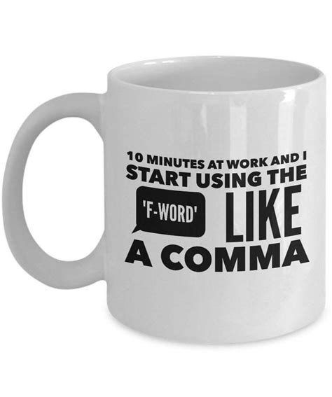 Funny Office Coffee Mug Job Mug Coffee Mugs Funny Sayings Work Mug for ...