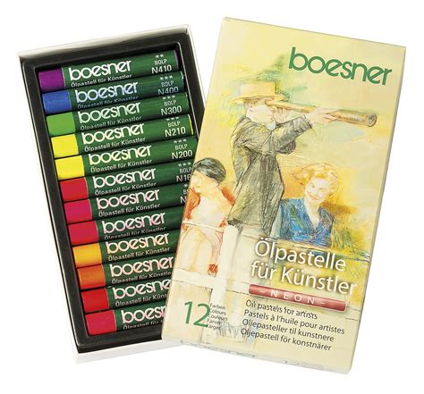 Boesner Lpastell Set Neonfarben K Nstlerbedarf Von Boesner