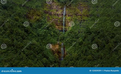 Small Waterfall At Geopark Ciletuh Royalty-Free Stock Photo ...