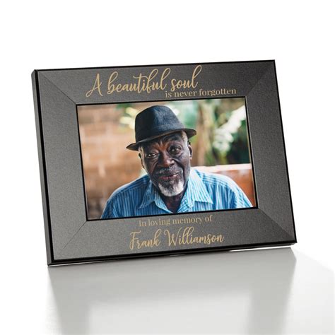 Memorial Picture Frame Personalized Memorial Frame A Beautiful Soul Is