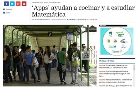 Tec Es Noticia En Los Medios Expo Apps Hoy En El Tec