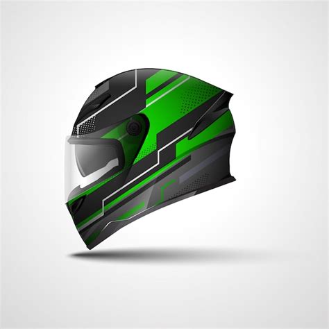 Premium Vector | Racing Sport helmet wrap decal and vinyl sticker design