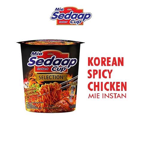 Jual Sedaap Mie Instant Goreng Selection Cup Korean Spicy Chicken G