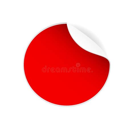 Red circle sticker stock vector. Illustration of text - 83214971