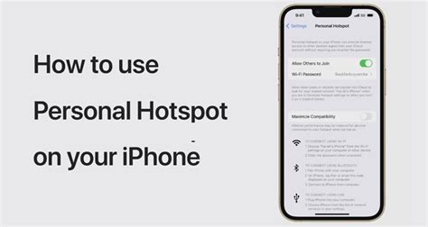 How To Use Personal Hotspot On Iphone 14 Series