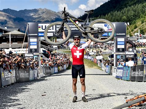 Mtb Worlds Nino Schurter Of Switzerland Wins Th Elite Men S Xco