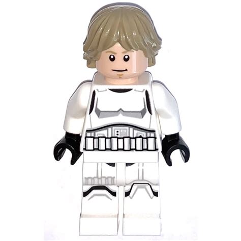 Lego Luke Skywalker With Stormtrooper Disguise With Printed Legs And