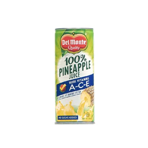 Del Monte Pineapple Juice With Vitamins Ace Ml Lazada Ph